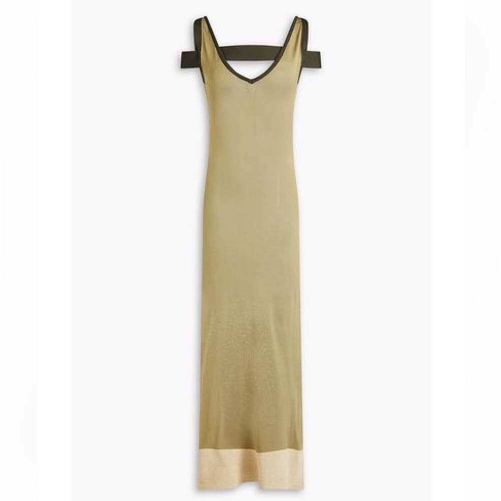 Jacquemus Green Knit Maxi Dress